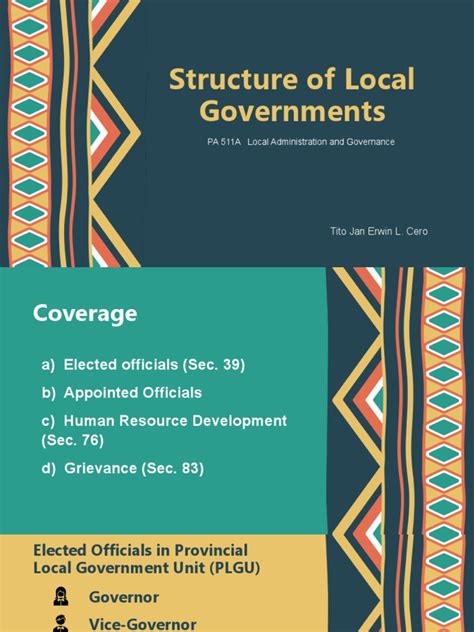 Structure of Local Governments | PDF | Employment | Local Government