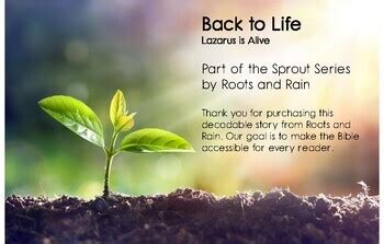 Back to Life - Jesus Heals Lazarus: A Decodable Bible Story by Roots ...