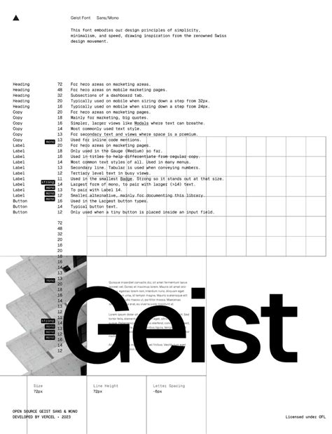 Geist: Free Font for Designers and Developers from Vercel - Freebiesbug