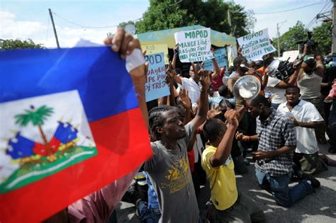 Protesters Rally in Haiti Capital Demanding Vote - The Haitian Times