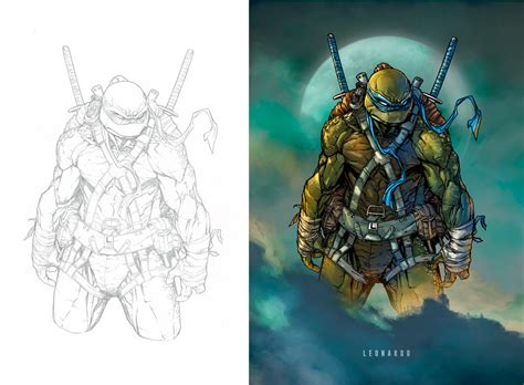 TMNT LEONARDO (colors) by le0arts on DeviantArt