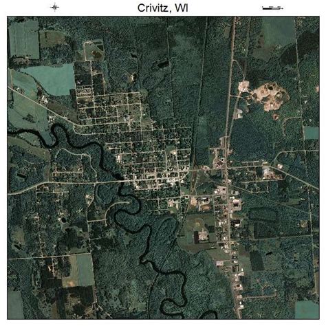 Aerial Photography Map of Crivitz, WI Wisconsin