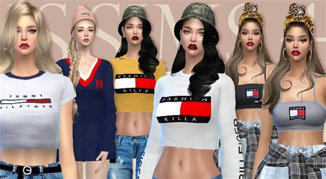 Sims 4 Tommy Hilfiger CC for all ages