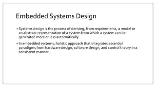 Embedded system design challenges