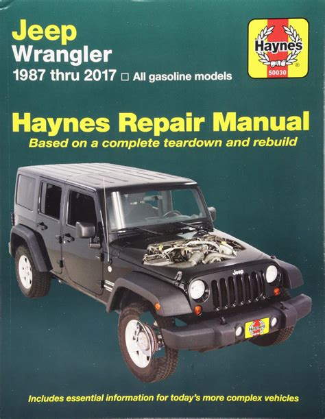 Buy Jeep Wrangler 4-cyl & 6-cyl, 2WD & 4WD (87-17) Haynes Manual USA (Paperback) Online at ...