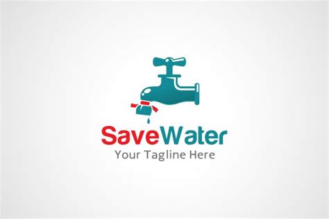 Save Water Logo Design / icon | Branding & Logo Templates ~ Creative Market