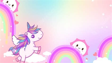 Rainbow And White Background