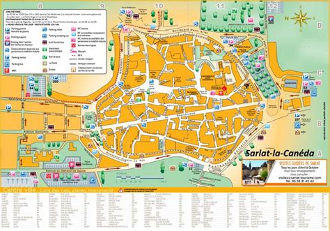 Sarlat Tourist Map - Ontheworldmap.com