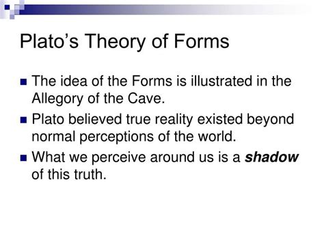 PPT - Plato’s Theory of Forms PowerPoint Presentation - ID:2475057