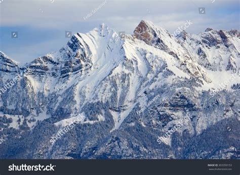 Winter In The Swiss Alps, Switzerland Stock Photo 303359153 : Shutterstock