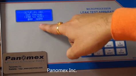 Leak Test Apparatus Procedure Demonstration Video - YouTube