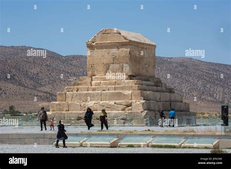 Iran, Pasargadae City, Tomb of Cyrus Stock Photo - Alamy