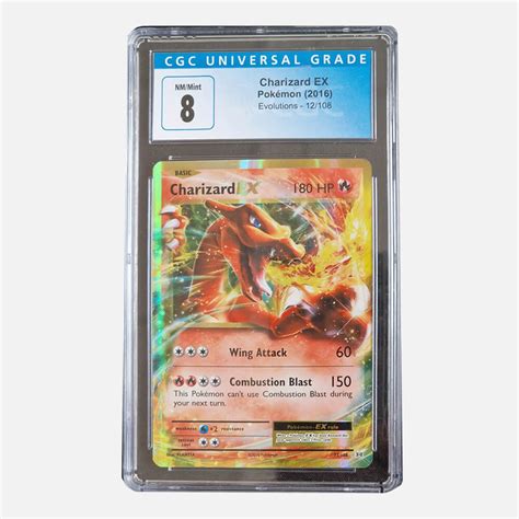 Charizard EX 12/108 CGC 8 - Pokemon TCG Card - TCG Park