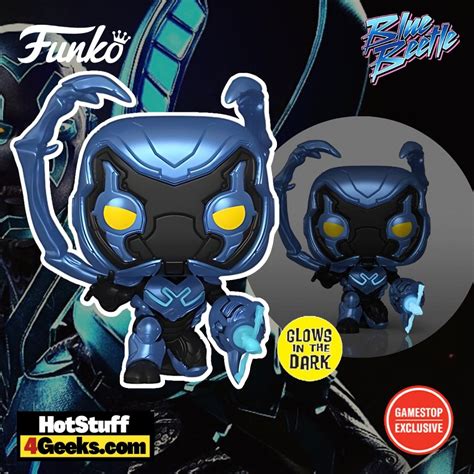 2023 NEW DC: Blue Beetle Glow Funko Pop! GS Exclusive