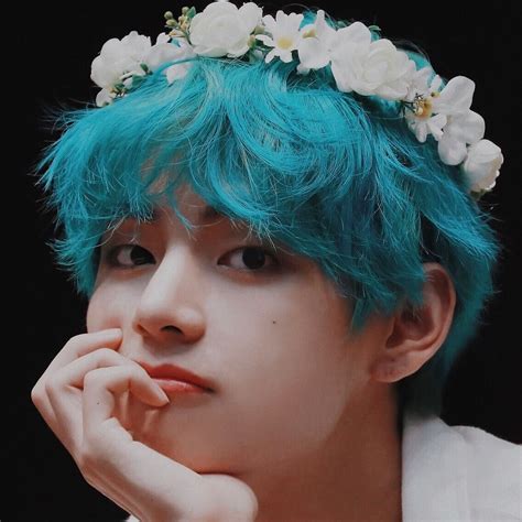 Taehyung Blue Hair Wallpapers - Top Free Taehyung Blue Hair Backgrounds ...