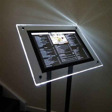 Illuminated signs / Outdoor menu display stands