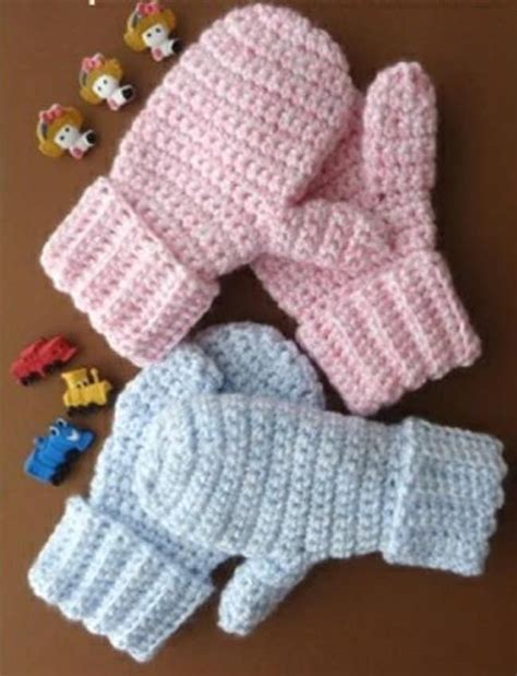 Wonderful DIY Crochet Kids Mitten with Free Pattern | Crochet mittens pattern, Crochet mittens ...