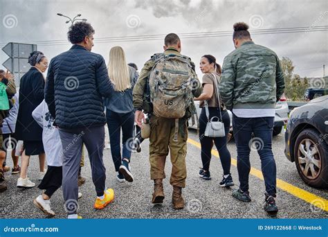 Golani Soldiers and Citizens Marching in the City of Golani Junction ...