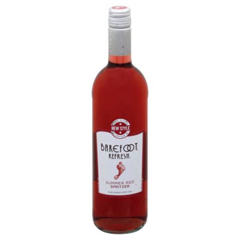 Barefoot Spritzer Summer Red Blend California Wine, 750 mL - Kroger