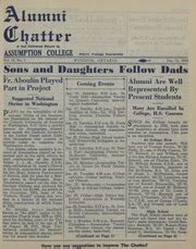 Assumption College Alumni Chatter 1954 : Assumption College (Windsor ...