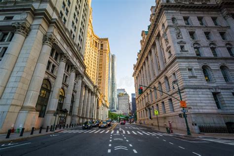 Centre Street at City Hall in Lower Manhattan, New York City Editorial Photography - Image of ...