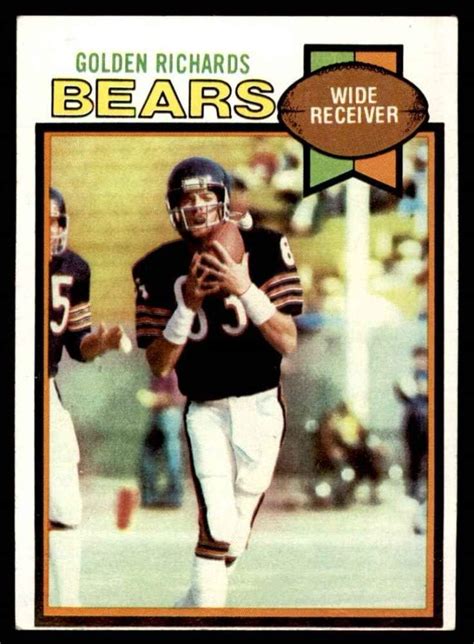 Amazon.com: 1979 Topps # 52 Golden Richards Chicago Bears (Football Card) EX Bears Hawaii ...