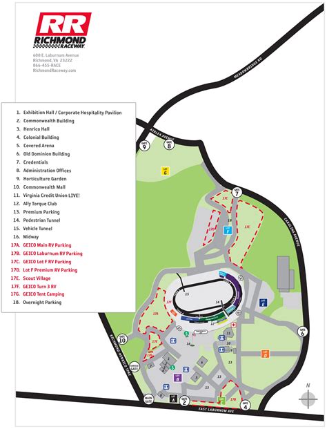 Maps - Richmond Raceway