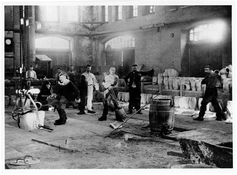 Workers in the Midvale Steel Company crucible melting shop… | Flickr