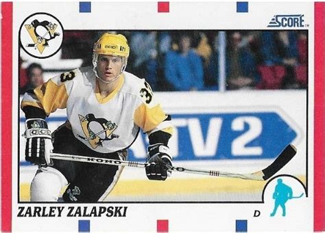 Zalapski, Zarley / Pittsburgh Penguins | Score #218 | Hockey Trading ...