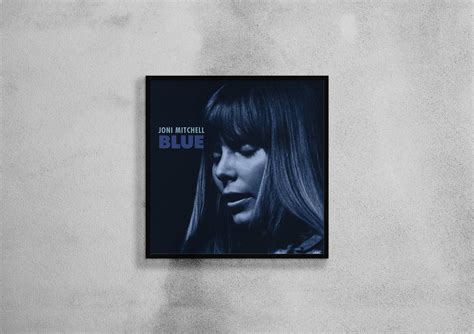 Joni Mitchell Poster Joni Mitchell Blue Album Cover Poster - Etsy