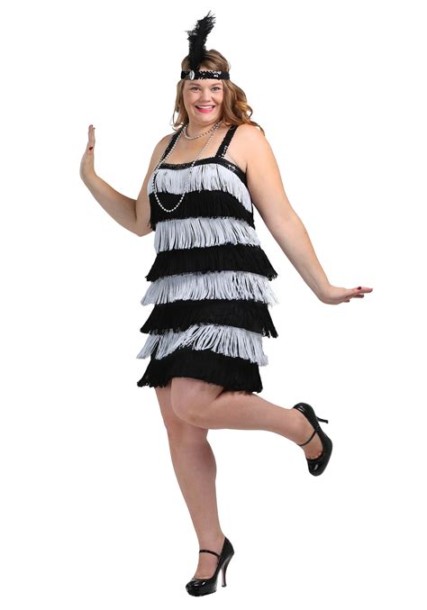 Women's Jazz Time Honey Plus Size Costume Dress | Exclusive Flapper Costumes