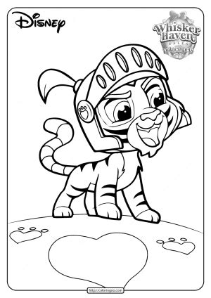 Printable Whisker Haven Palace Pets Coloring Pages