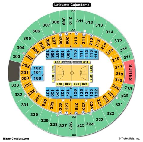 Cajundome Seating Chart | Seating Charts & Tickets