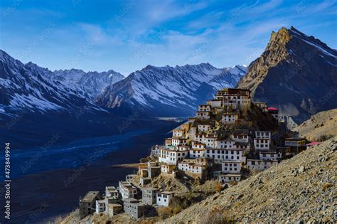 Key Monastery Spiti Valley Stock Photo | Adobe Stock