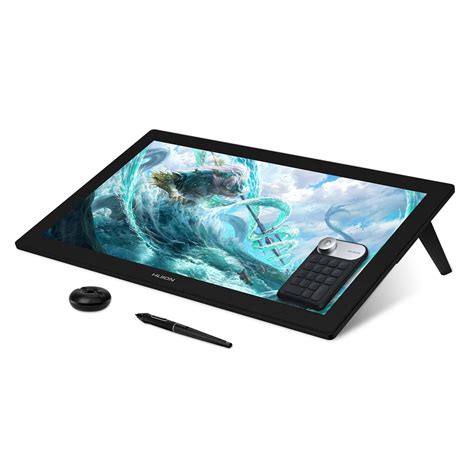 HUION Kamvas Pro 24 4K UHD Graphics Drawing Tablet with Full-Laminated Screen Anti-Glare Glass ...