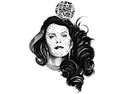 Anna Della Russo QR Code Fashion Art by Yiying Lu on Dribbble