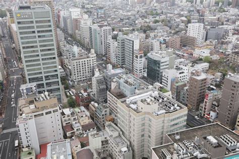 Aerial View of Shinjuku District Modern Architecture Editorial Stock ...