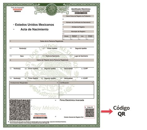 Servidor público, acepta y valida la copia certificada del acta de ...