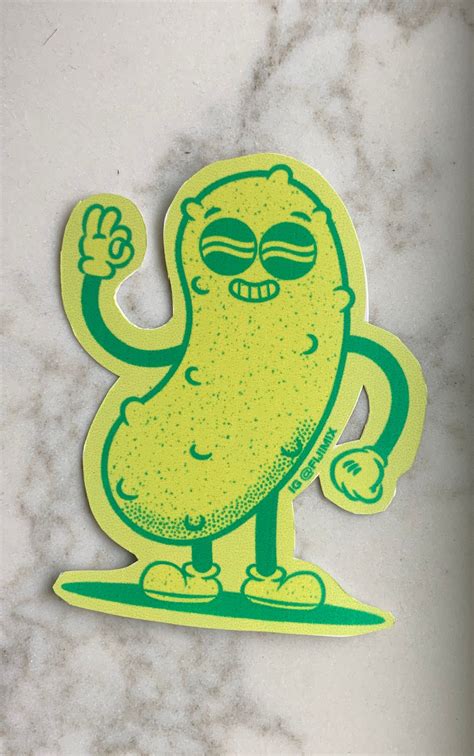 Pickle Sticker | Etsy