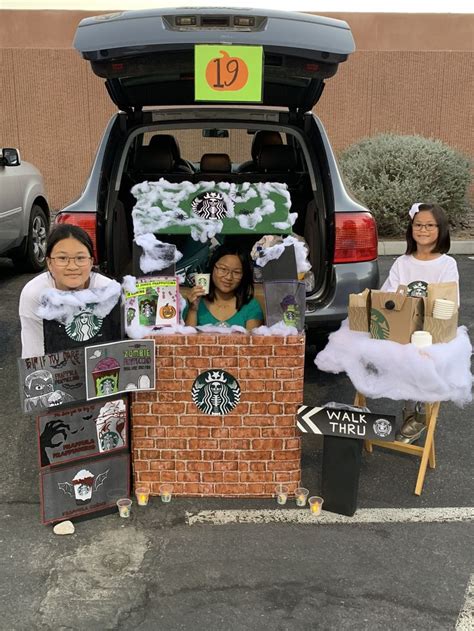 Starbucks trunk or treat!!! | Trunk or treat, Truck or treat, Fall fun