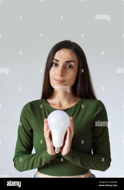 Woman led light bulb hi-res stock photography and images - Alamy