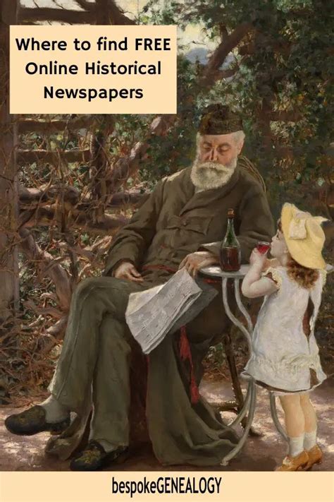 Where to find Free Online Historical Newspapers - Bespoke Genealogy