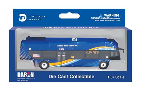 MTA New Flyer Xcelsior Transit Electric Hybrid Bus, Blue - Daron NY2050 ...