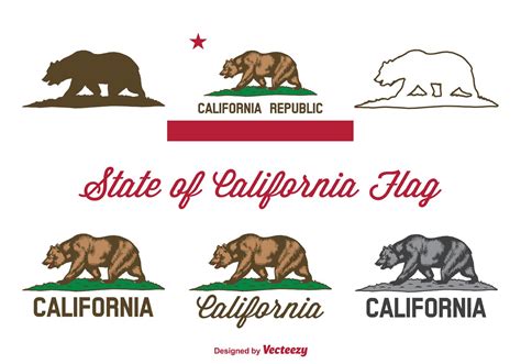 California Flag Vector 86950 Vector Art at Vecteezy