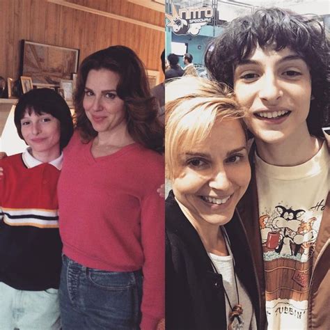 Oh They Grow So Fast. Mike Wheeler & Karen Wheeler (Finn Wolfhard & Cara Buono) Season 1 vs Season 3