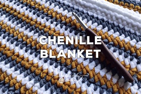 EASIEST Crochet Chenille Blanket! — Hooked by Robin