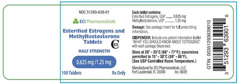 Esterified Estrogens and Methyltestosterone (ECI Pharmaceuticals LLC ...