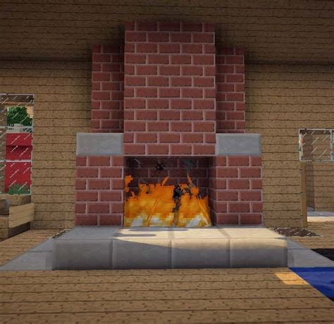 Minecraft Fireplace