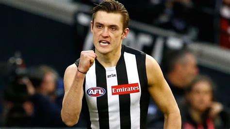 Collingwood forward Darcy Moore is nowhere near content with his progress at AFL level | Herald Sun