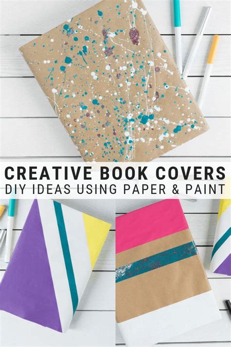 DIY Book Cover Ideas Using Paint: Creative Text Book Covers! | Book cover diy, Creative book ...